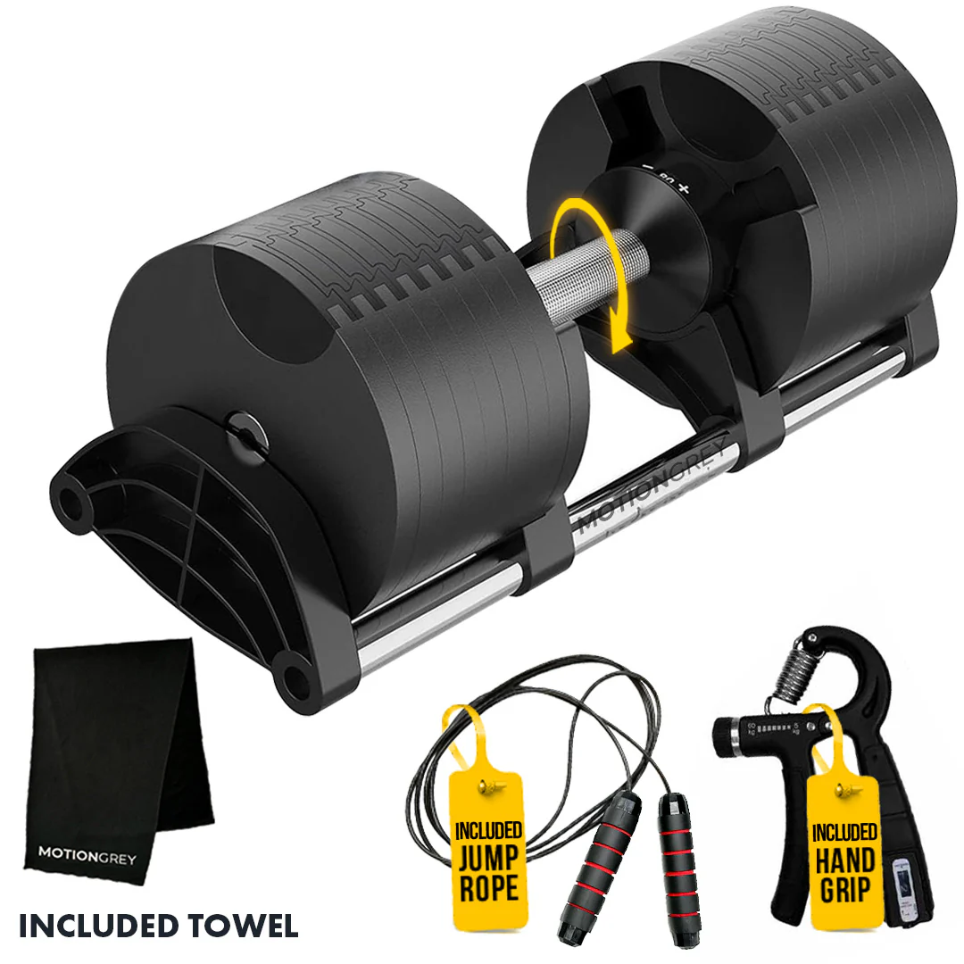 MotionGrey Adjustable Dumbbells - Image 3