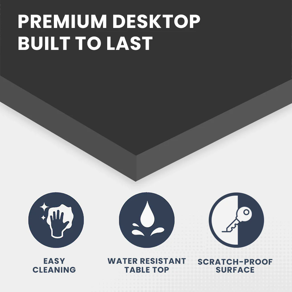 ErgoPro L Shape Standing Desk (Reversible Table Top) - Image 21