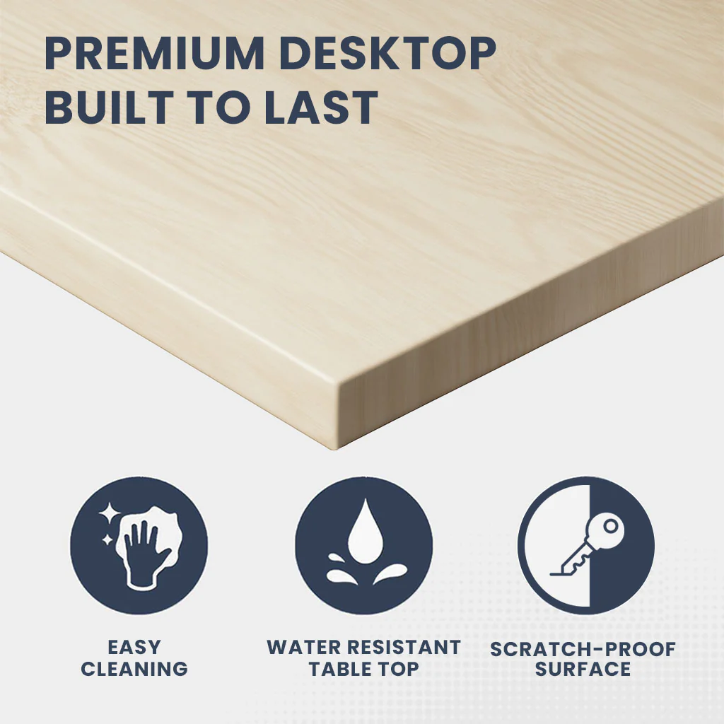 ErgoPro L Shape Standing Desk (Reversible Table Top) - Image 22