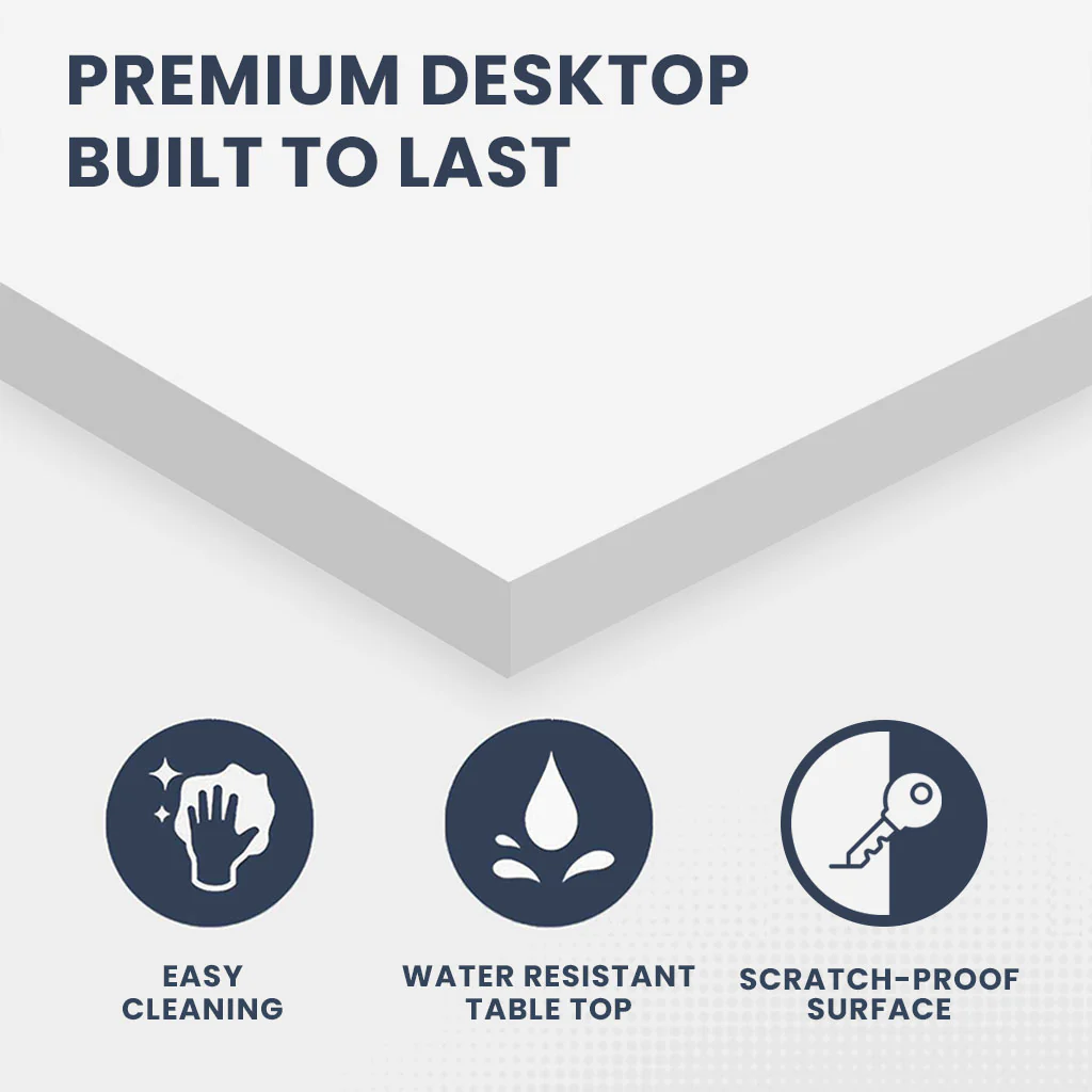 ErgoPro L Shape Standing Desk (Reversible Table Top) - Image 23