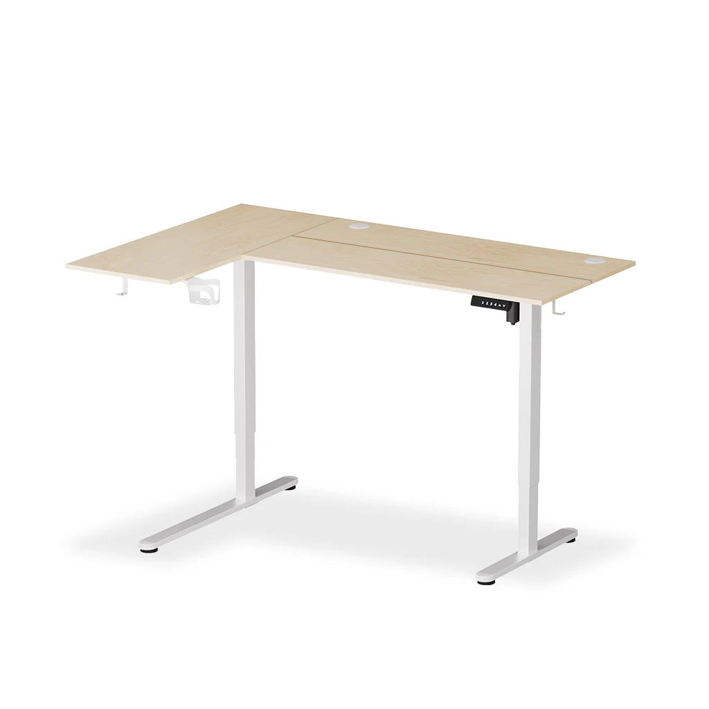 ErgoPro L Shape Standing Desk (Reversible Table Top) - Image 8