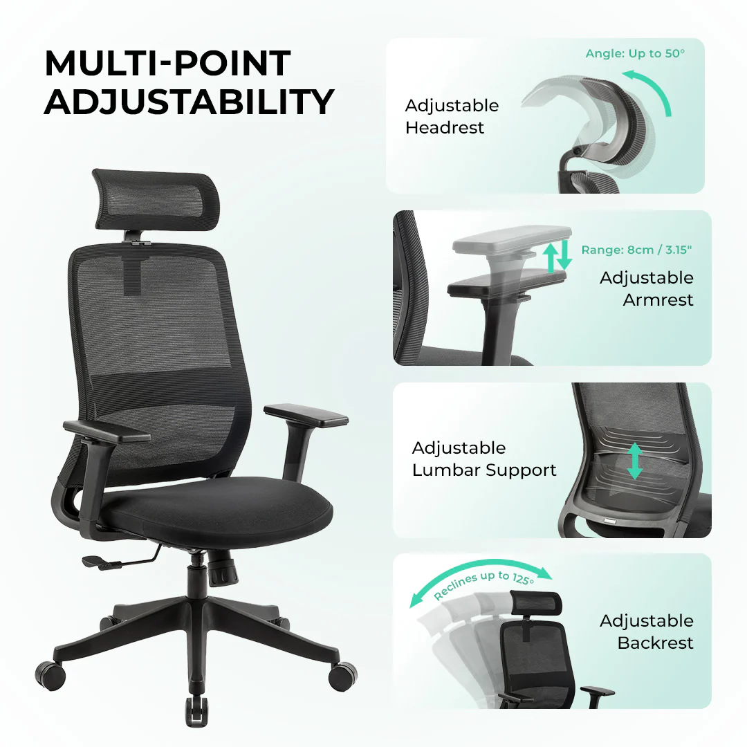 NovaCloud Ergonomic Office Chair - Image 8