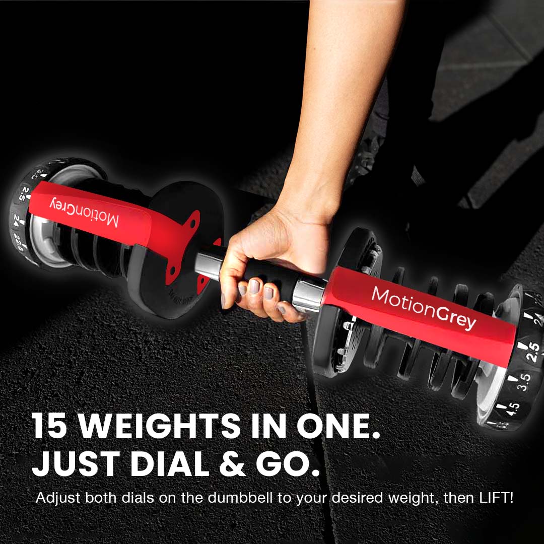MotionGrey Adjustable Dumbbells - Image 11