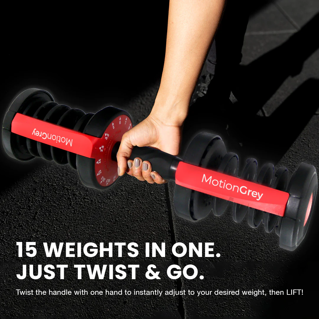 MotionGrey Adjustable Dumbbells - Image 12