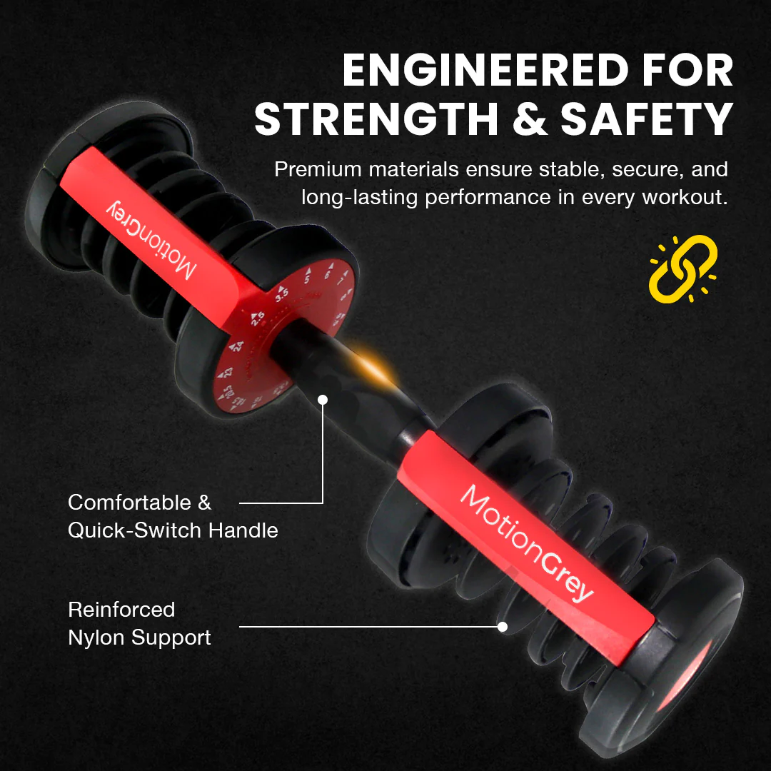 MotionGrey Adjustable Dumbbells - Image 21