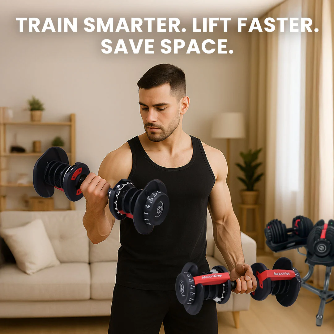 MotionGrey Adjustable Dumbbells - Image 26