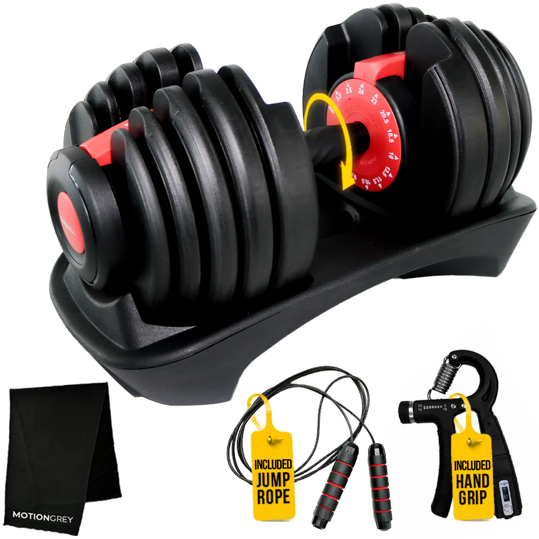 MotionGrey Adjustable Dumbbells - Image 6