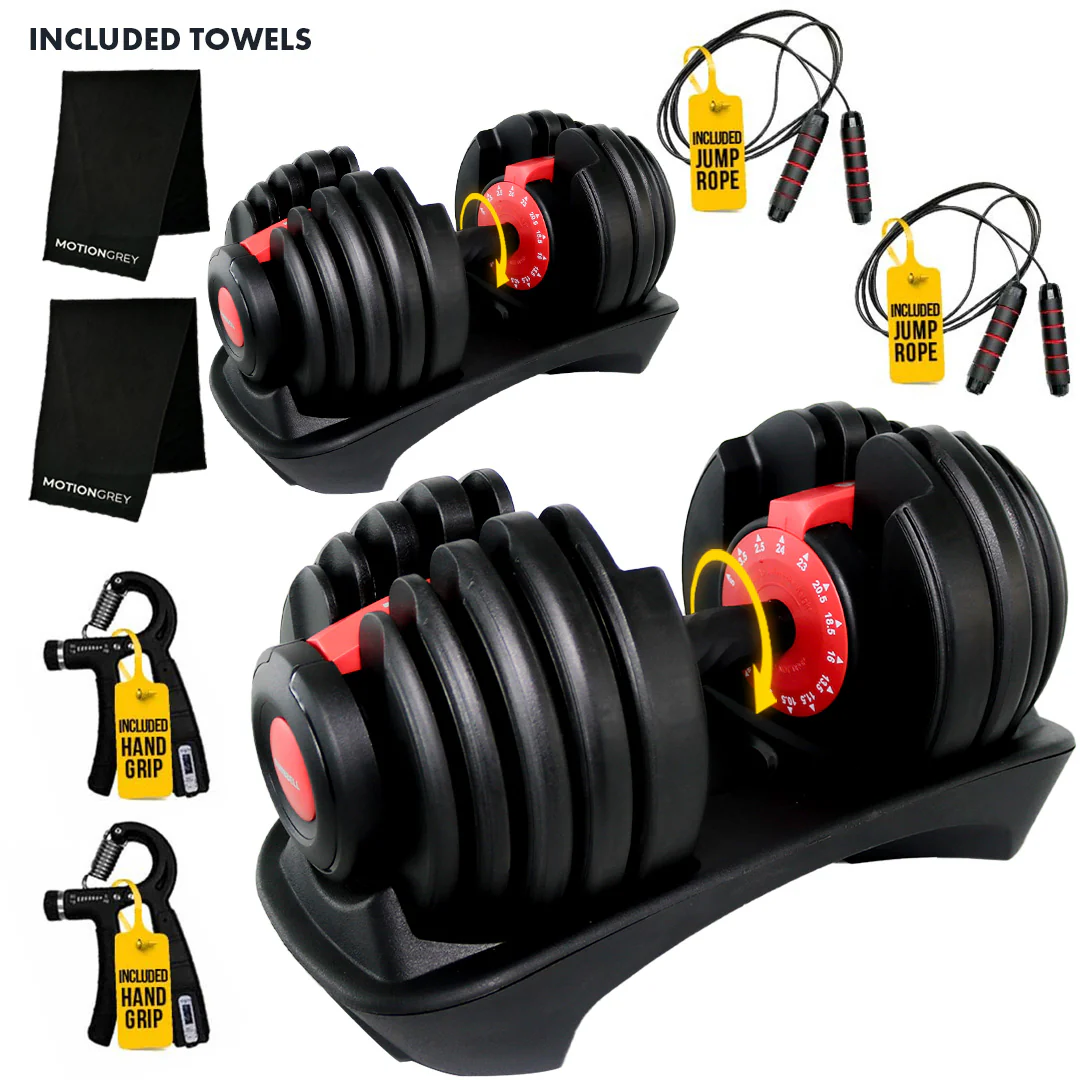 MotionGrey Adjustable Dumbbells - Image 7