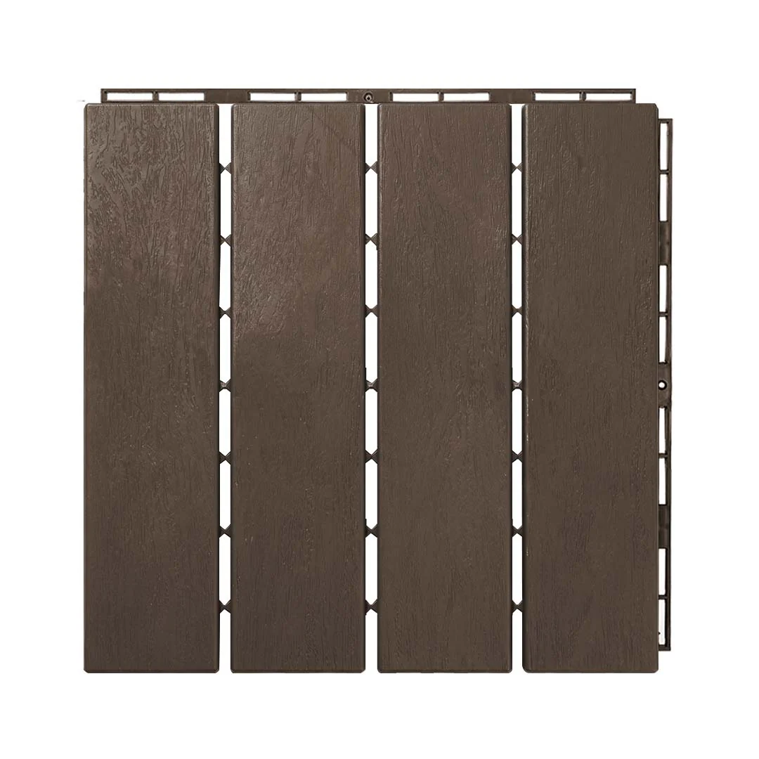 MotionGrey Interlocking 4 Slat Deck Tiles – Waterproof Outdoor Patio Flooring - Image 10