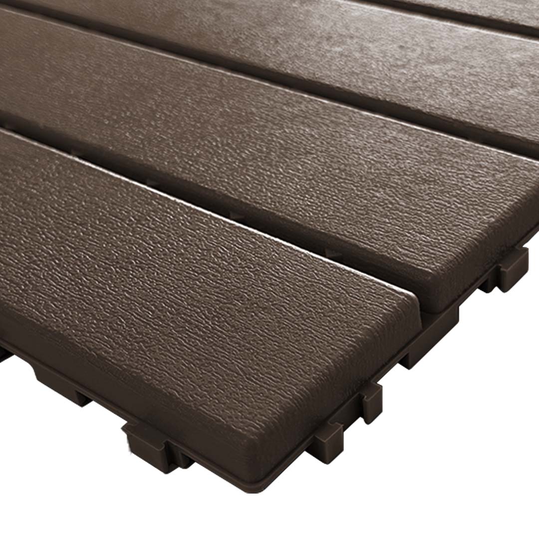 MotionGrey Interlocking 4 Slat Deck Tiles – Waterproof Outdoor Patio Flooring - Image 12