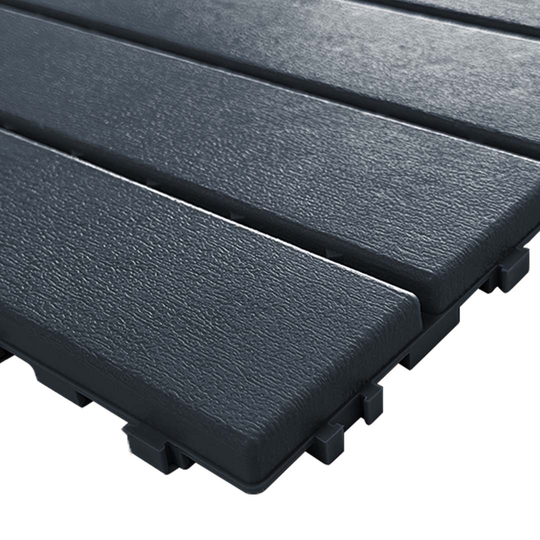 MotionGrey Interlocking 4 Slat Deck Tiles – Waterproof Outdoor Patio Flooring - Image 4