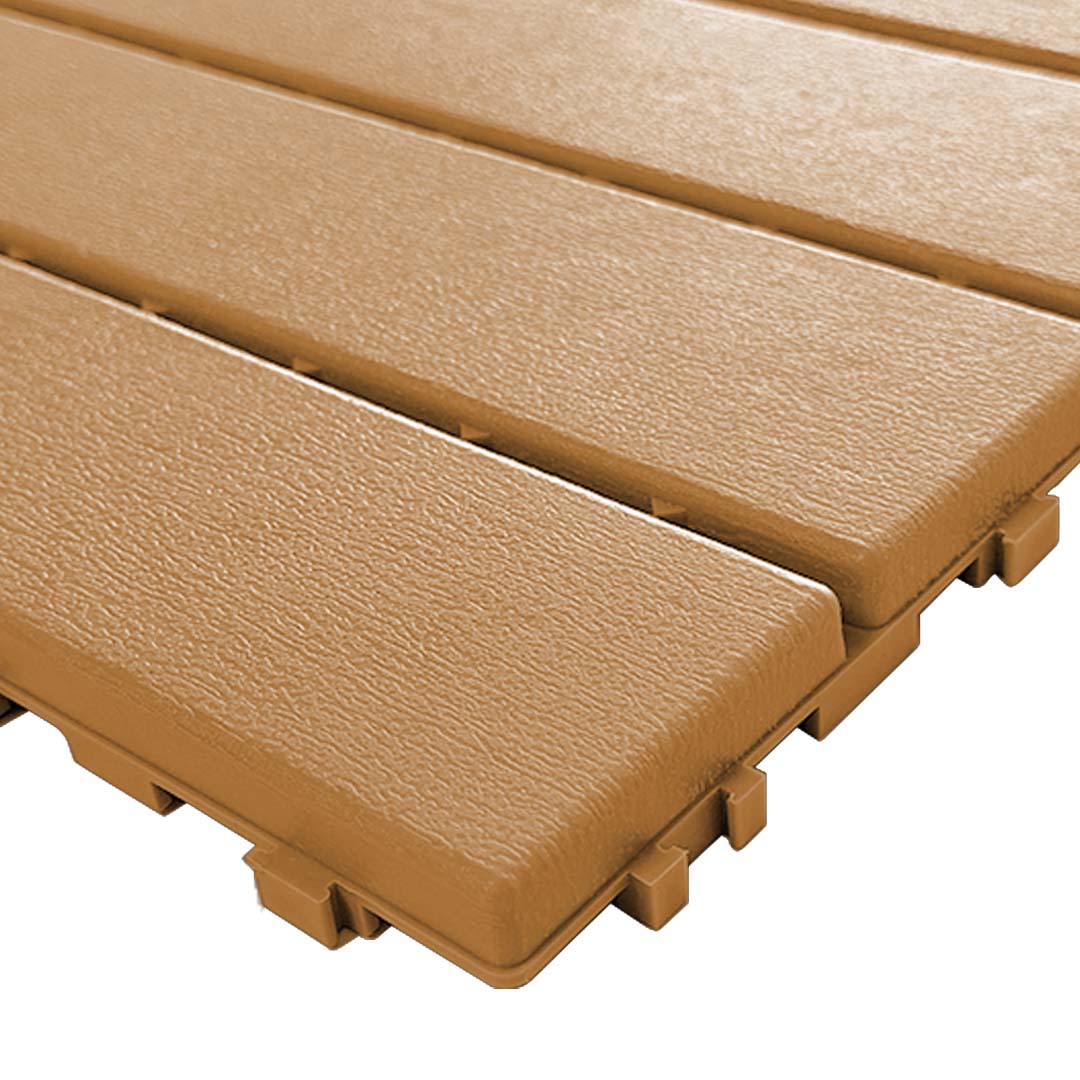 MotionGrey Interlocking 4 Slat Deck Tiles – Waterproof Outdoor Patio Flooring - Image 8