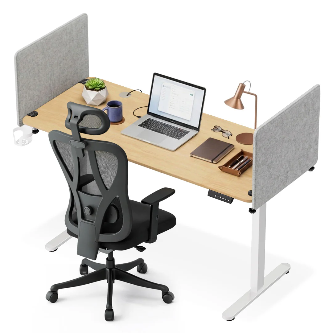 MotionGrey Desk Privacy Panel – Desk Modesty Panel for Standing Desks - Image 2