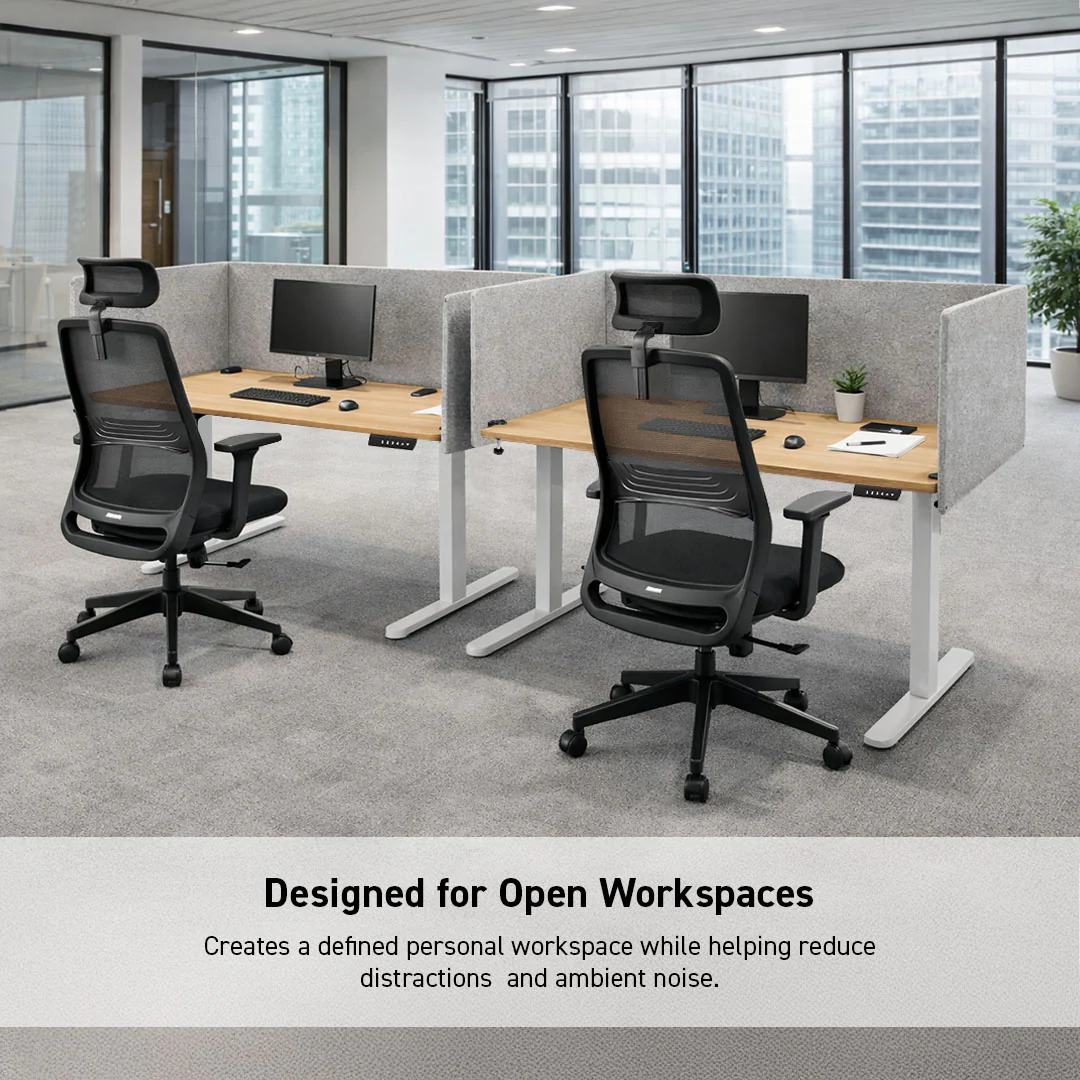 MotionGrey Desk Privacy Panel – Desk Modesty Panel for Standing Desks - Image 7