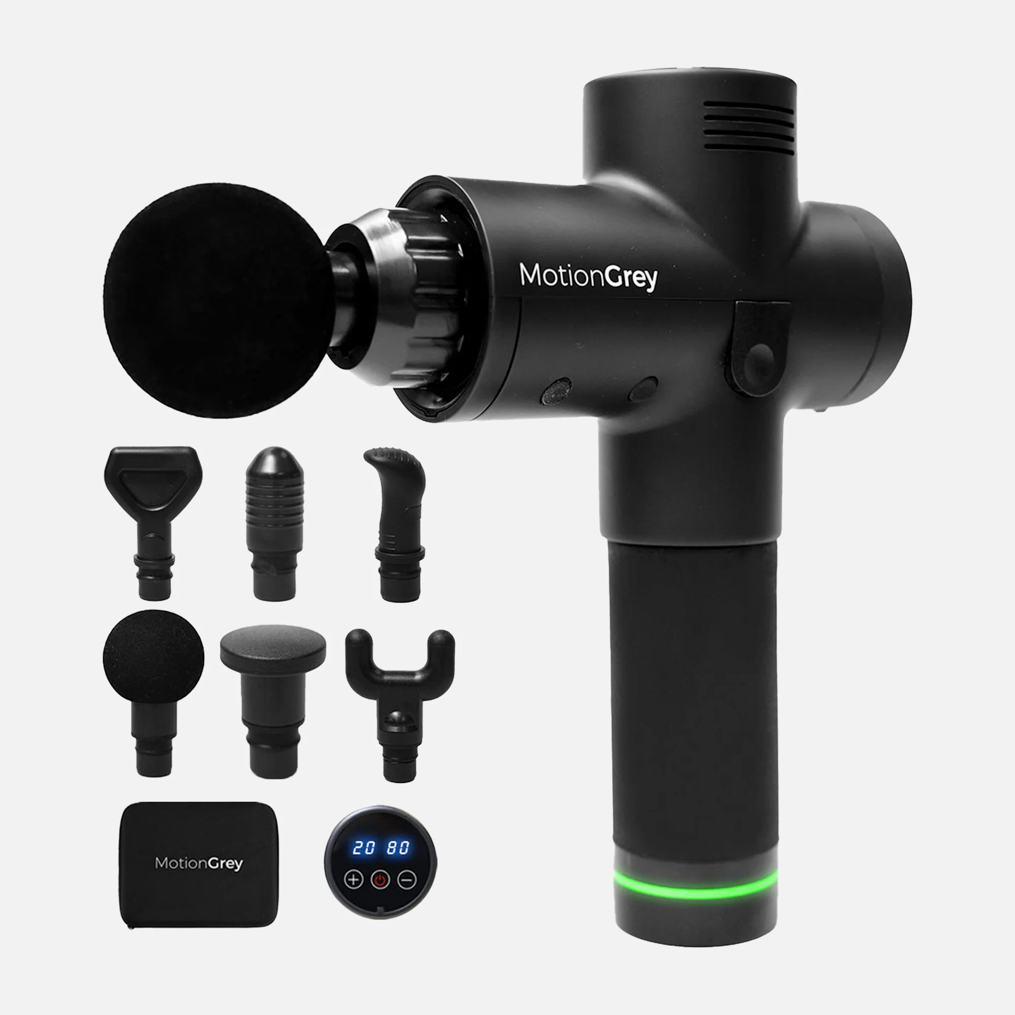 MotionGrey Percussion Massage Gun - 20 Adjustable Speeds - Image 3