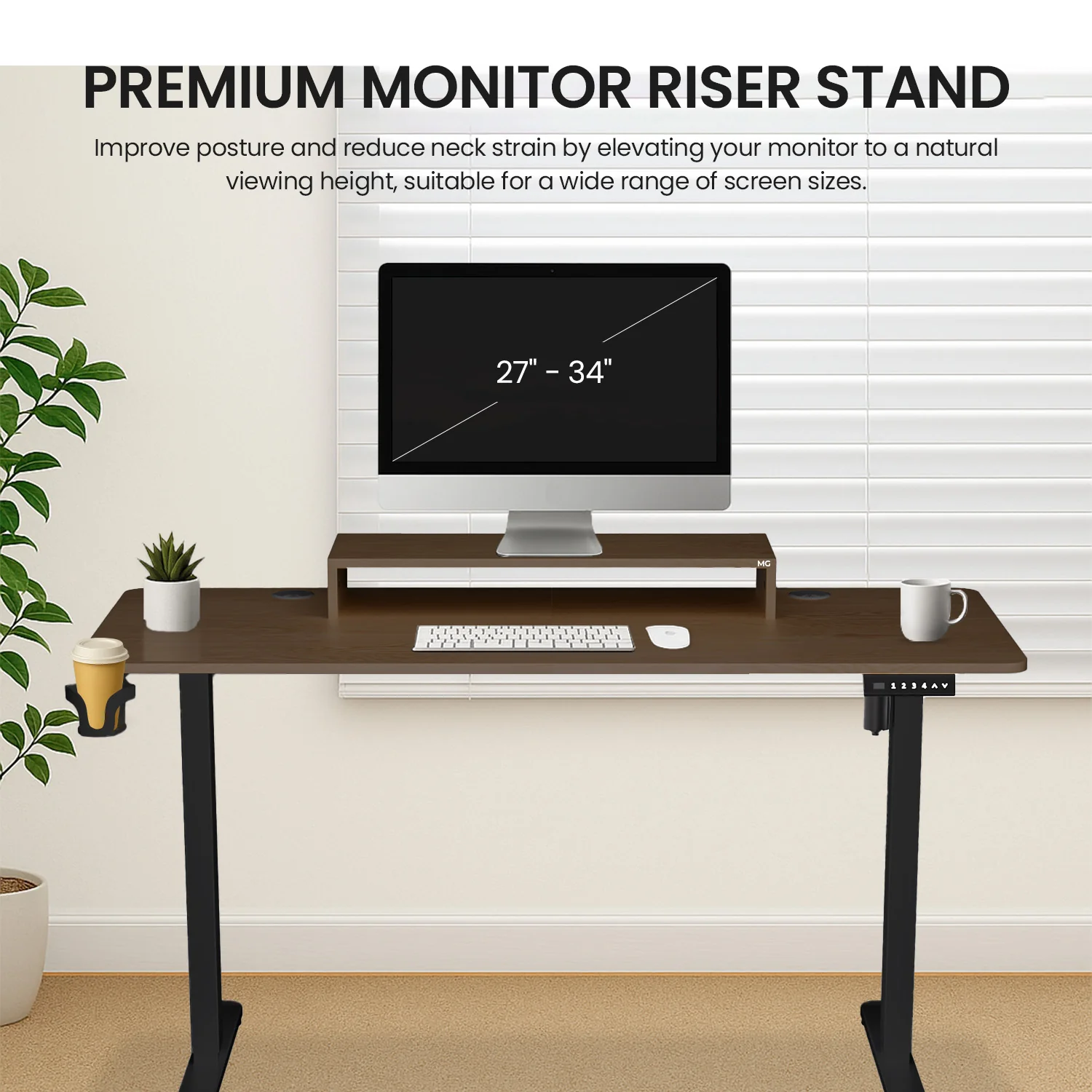 Wood Monitor Riser Stand - Image 8